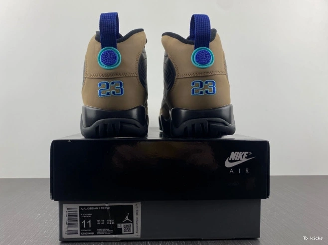 Reps TBK 9 Retro Air Olive Jordan CT8019-034 Concord 0817